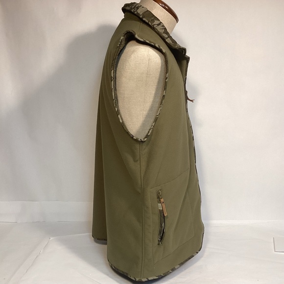 Gamekeeper Mens fleece Vest with camouflage trim size Large - Picture 4 of 11